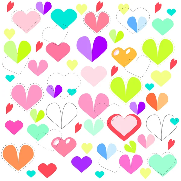 Glad Alla hjärtans dag illustration — Stock vektor