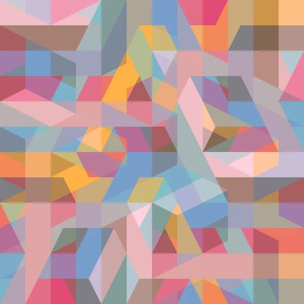 Abstraktní retro geometrickým vzorem ilustrace — Stockový vektor
