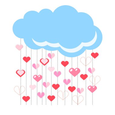 Mutlu Sevgililer günü illüstrasyon