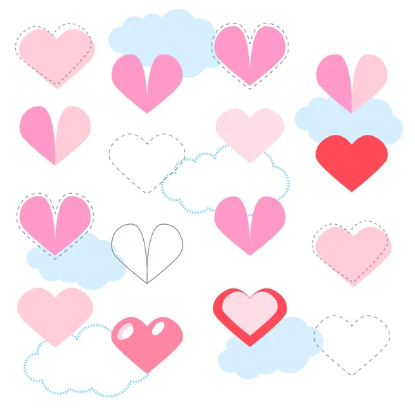 Happy Valentine's Day illustration — Stock Vector