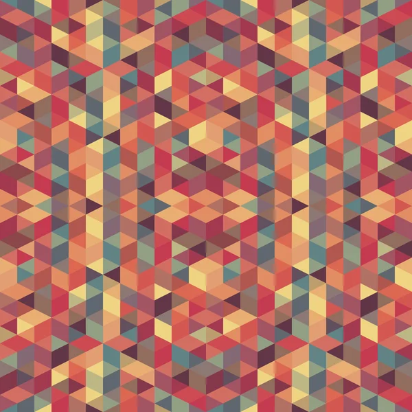 Abstracte retro geometrische patroon — Stockvector