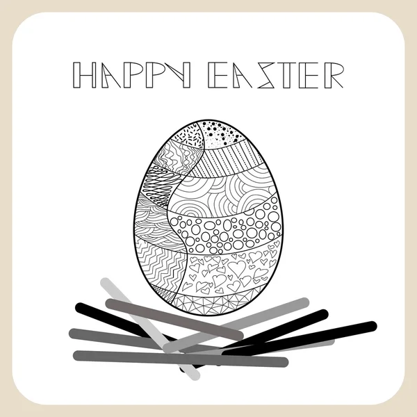 Happy easter illustratie voor ontwerp — Stockvector