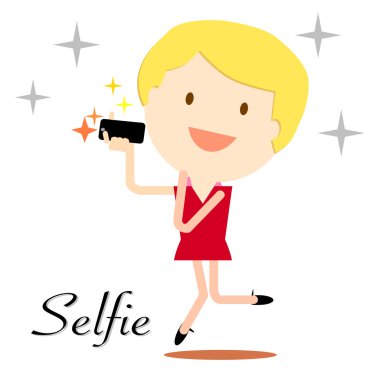 selfie fotoğraf çekici kız