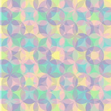 retro soyut geometrik desen