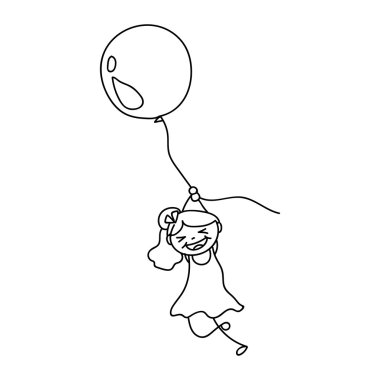 karikatür mutlu çocuklar oynarken