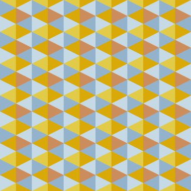 retro soyut geometrik desen