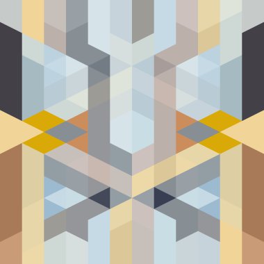 Retro art deco geometrik desen