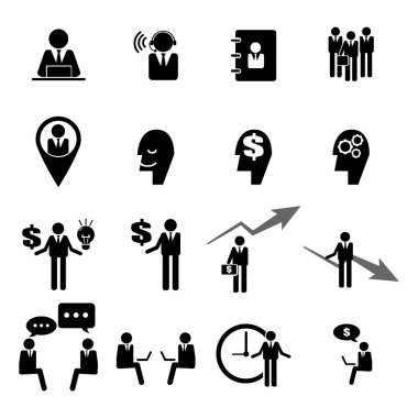 İş, Yönetim ve İnsan Kaynakları Simgeleri Ayarlandı