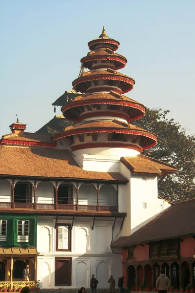 Het platform in het museum in Kathmandu — Stockfoto