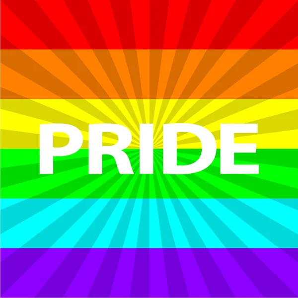 Celebrate pride rainbow flag background — ストックベクタ