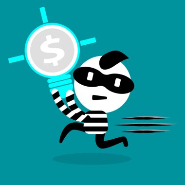 ampul ve fikri haklarını çalmak hırsız