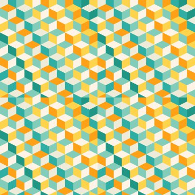 soyut geometrik mozaik desen