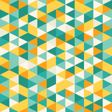 soyut geometrik mozaik desen