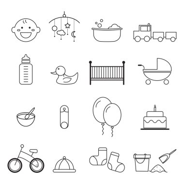 Bebek Icons set