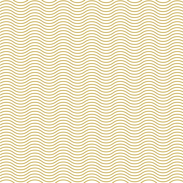 Abstracto onda relieve oro línea fondo — Vector de stock