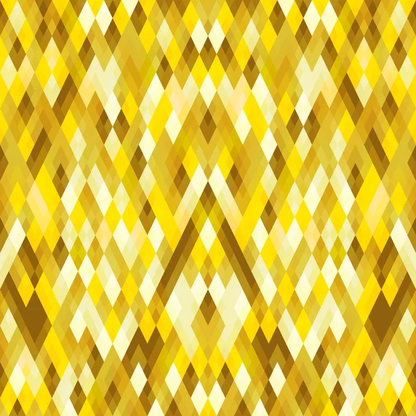 Abstraktes geometrisches Gold-Polygon-Muster — Stockvektor