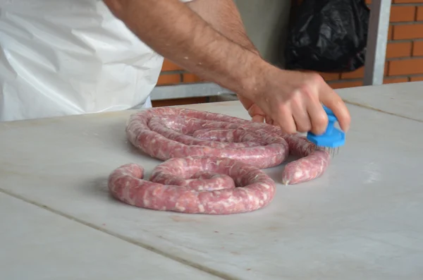 Processing meats — Stock Photo, Image