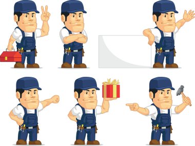 güçlü mekanik maskot 2