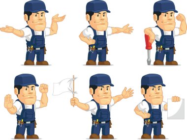 Güçlü Mekanik Maskot 4