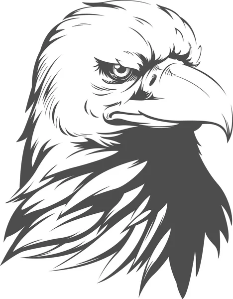 kel kartal siluet