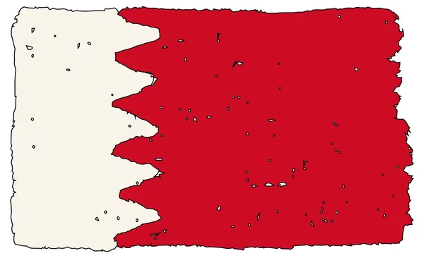 Σημαία του Μπαχρέιν — Διανυσματικό Αρχείο