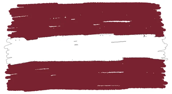 Bandeira da Letónia —  Vetores de Stock