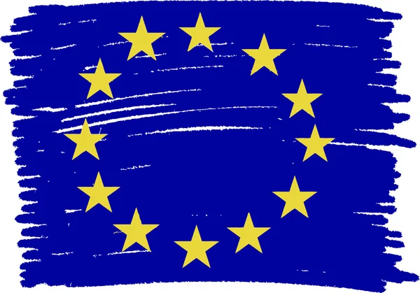 欧州連合の旗 — ストックベクタ