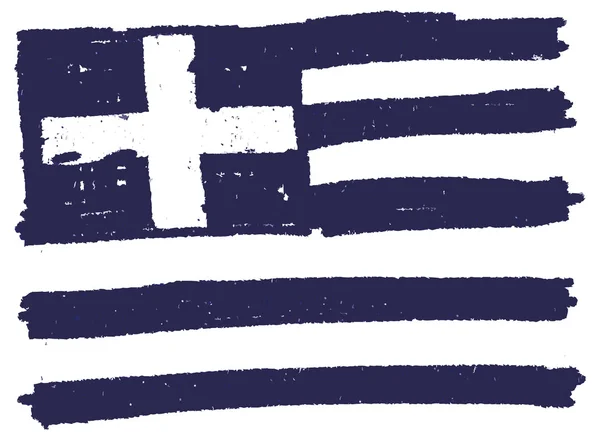 Bandeira da Grécia Ilustrações De Stock Royalty-Free