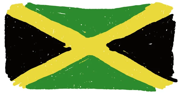 Bandeira de Jamaica Vetores De Stock Royalty-Free