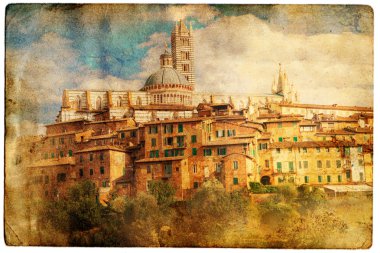 Siena görünümlerinde vintage tarzı