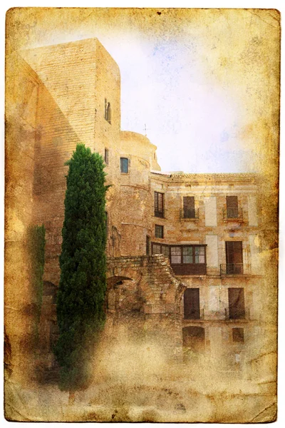 retro/vintage tarzı Barselona sayısı