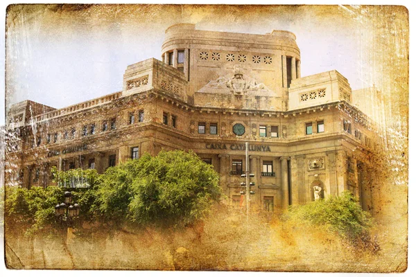 retro/vintage tarzı Barselona sayısı