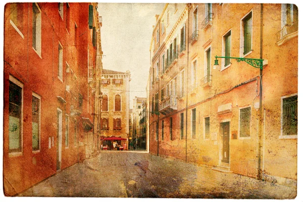 Vista su Venezia in stile vintage — Foto Stock