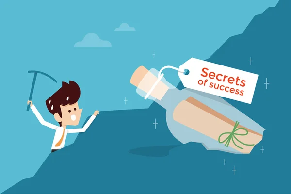 Secret of success — Stock Vector