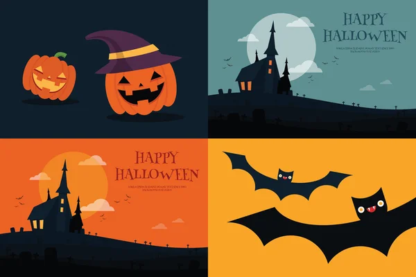 Fondo de Halloween — Archivo Imágenes Vectoriales