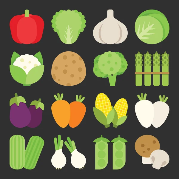 Plantaardige pictogram — Stockvector