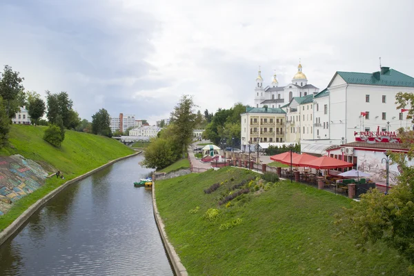 Centrale deel van de stad in Vitebsk, Wit-Rusland — Stockfoto