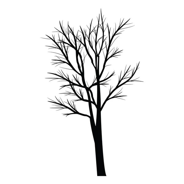 Arbres aux branches mortes — Image vectorielle