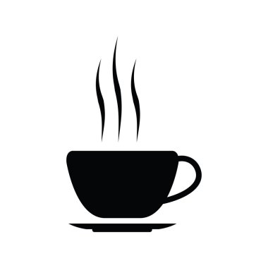 sade kahve simgeler vektör