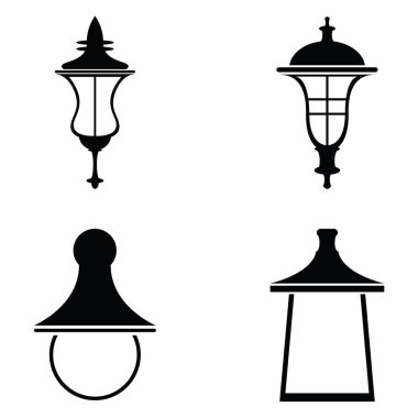 Sokak lambaları Icon set