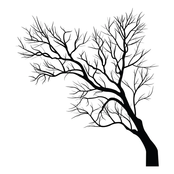 Bomen met dead branch — Stockvector