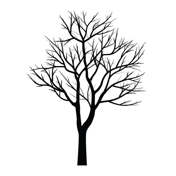 Bomen met dead branch — Stockvector