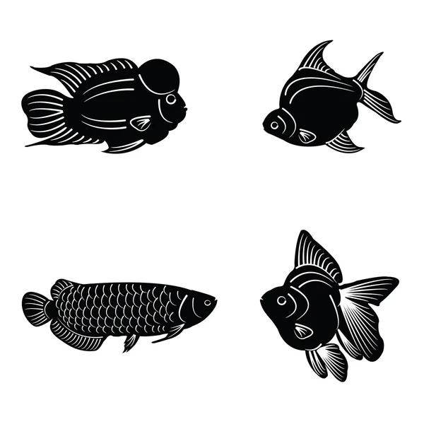 Fish Silhouette — Stock Vector