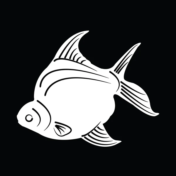 Fish Silhouette — Stock Vector
