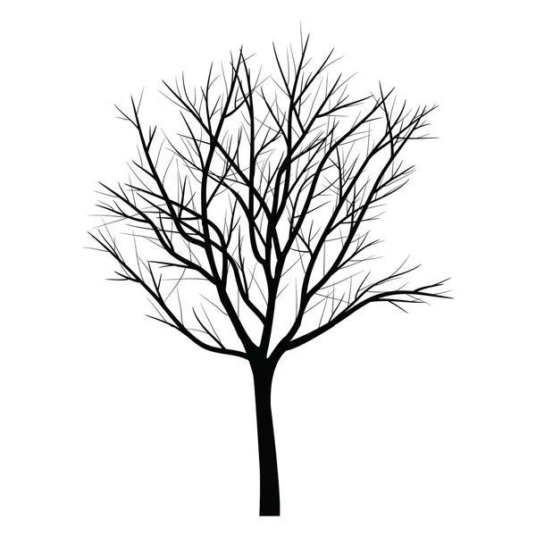 Drzewa z martwych gałęzi — Wektor stockowy