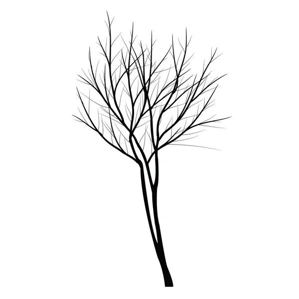 Árvores com ramo morto — Vetor de Stock