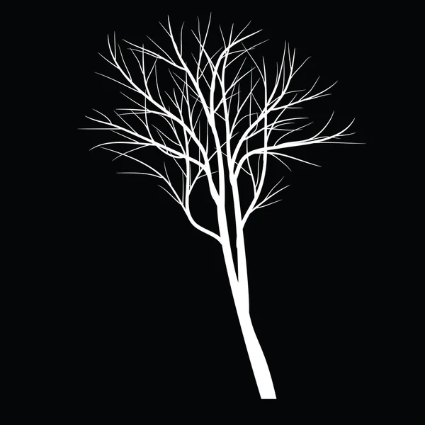 Bomen met dead branch — Stockvector