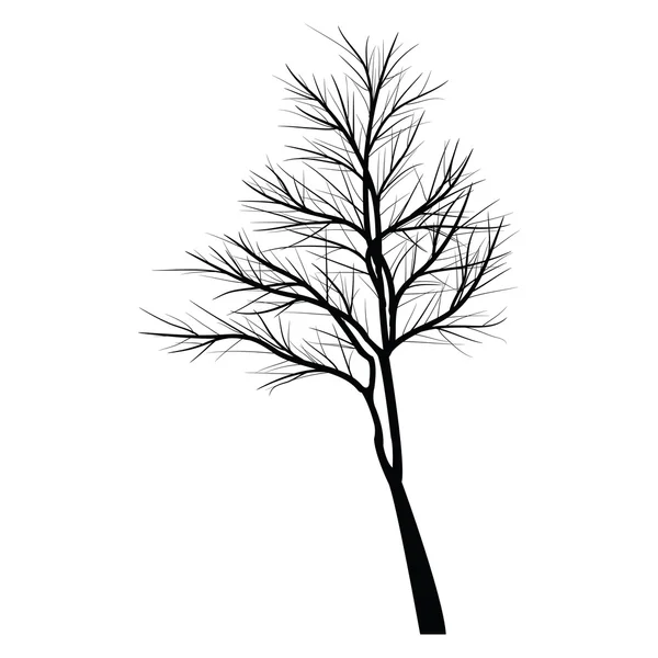 Trees with dead branch — Stock Vector