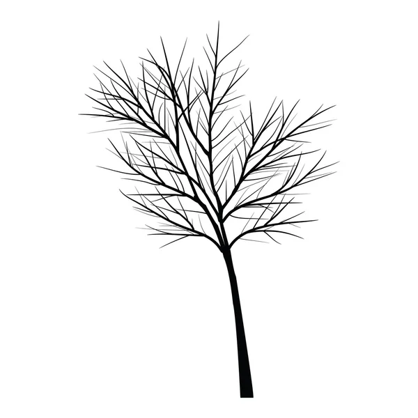 Bomen met dead branch — Stockvector