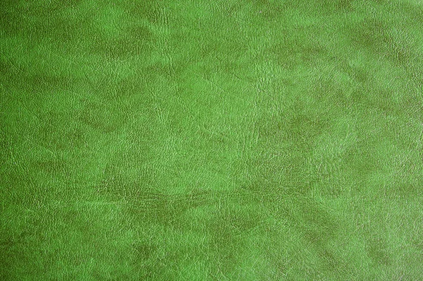 Close up green leather texture background — Stock Photo, Image